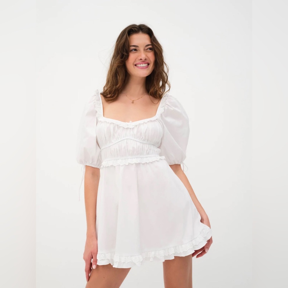 For Love and Lemons - White Sundress (Jackson Mini dress)